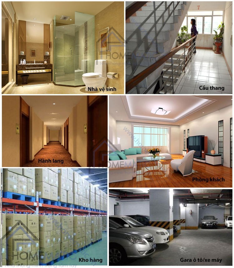 Công tắc cảm ứng chuyển động cảm biến radar + ánh sáng Allmay 2