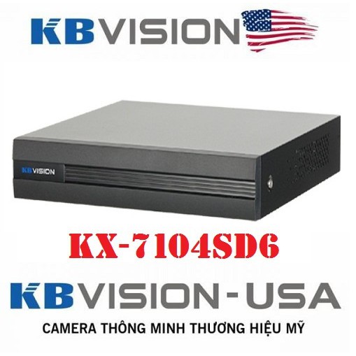 Đầu ghi 4 kênh 5in1 KBVISION KX-7104SD6