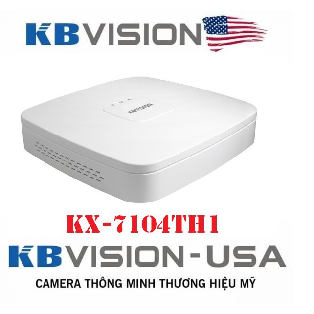Đầu ghi 4 kênh 5in1 KBVISION KX-7104TH1 Đầu ghi 4 kênh 5in1 KBVISION KX-7104TH1