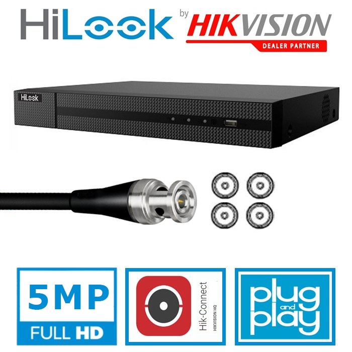 Đầu ghi hình 4 kênh HDTVI Hilook DVR-204U-K1(S)