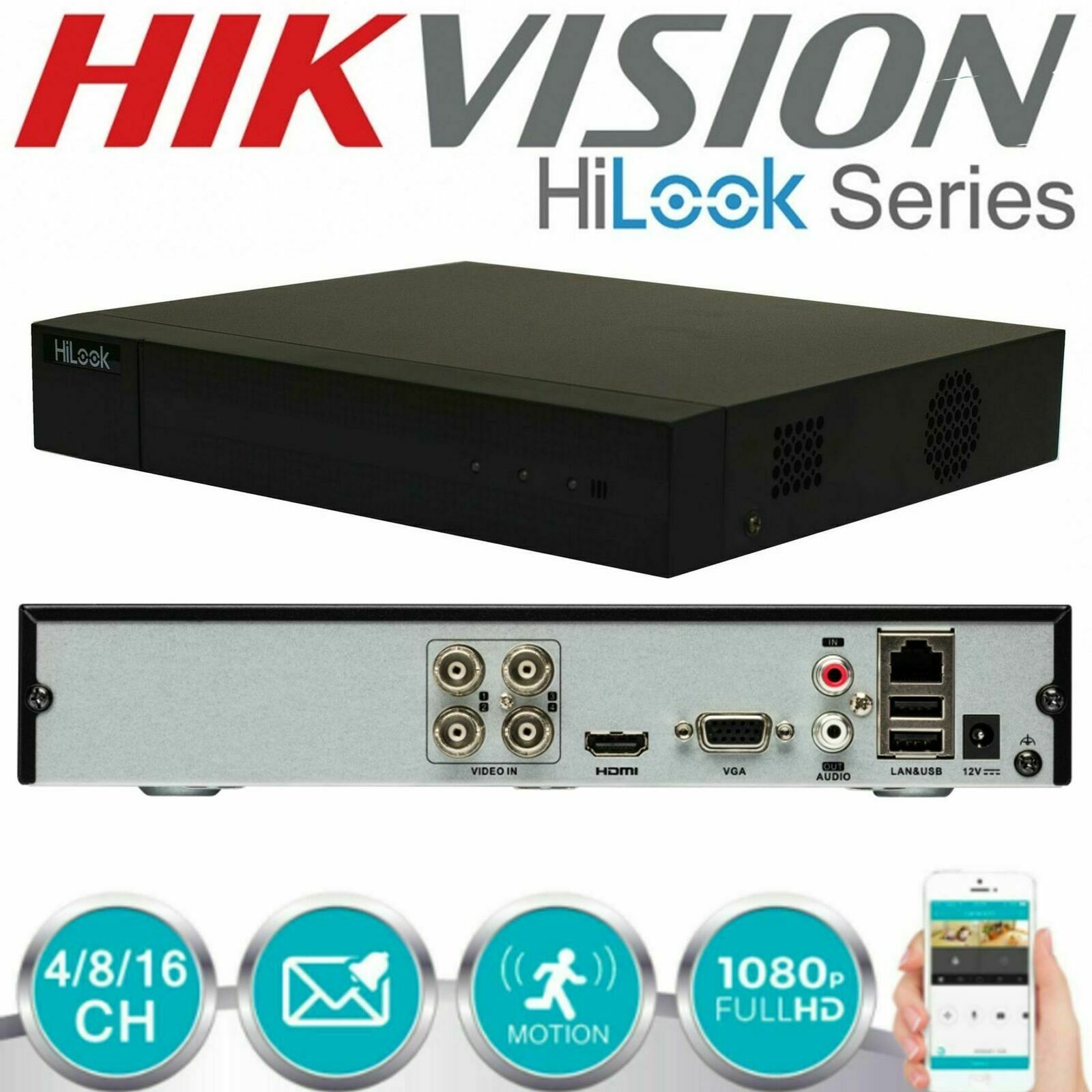 Đầu ghi hình 8 kênh HDTVI Hilook DVR-208G-F1(S)