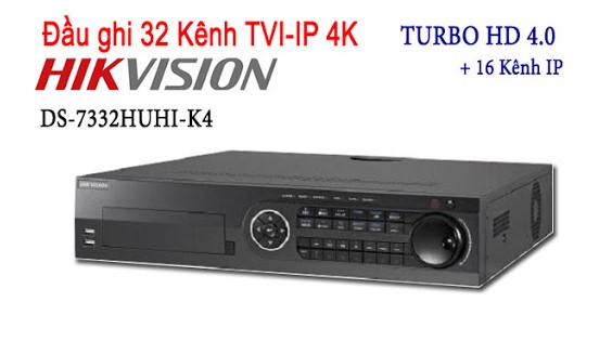 Đầu ghi hình HIKVISION DS-7332HUHI-K4 Đầu ghi hình HIKVISION DS-7332HUHI-K4