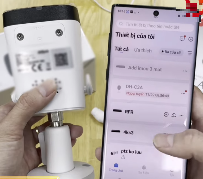 Hình ảnh Hướng dẫn cài đặt, cấu hình camera wifi Dahua trên điện thoại