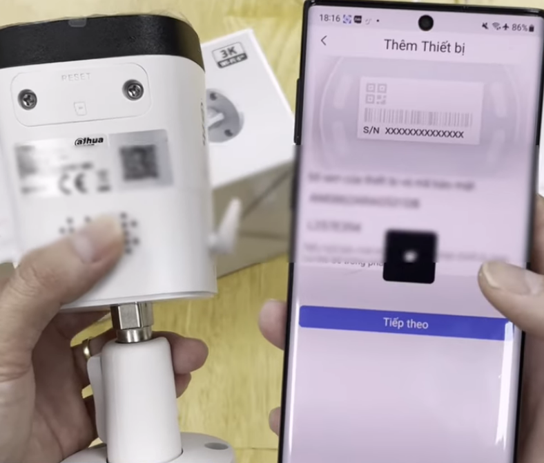 Hình ảnh Hướng dẫn cài đặt, cấu hình camera wifi Dahua trên điện thoại
