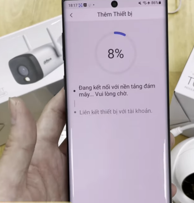 Hình ảnh Hướng dẫn cài đặt, cấu hình camera wifi Dahua trên điện thoại