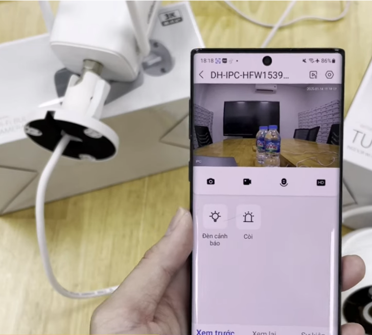 Hình ảnh Hướng dẫn cài đặt, cấu hình camera wifi Dahua trên điện thoại