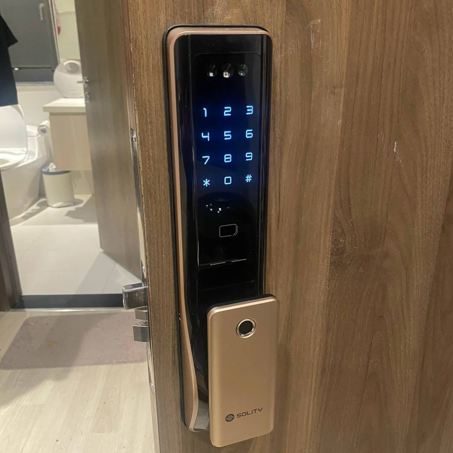 Khoá cửa điện tử Solity GP-6000BAK 4