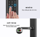 Khóa cửa vân tay Philips Alpha chốt trẻ em an toàn