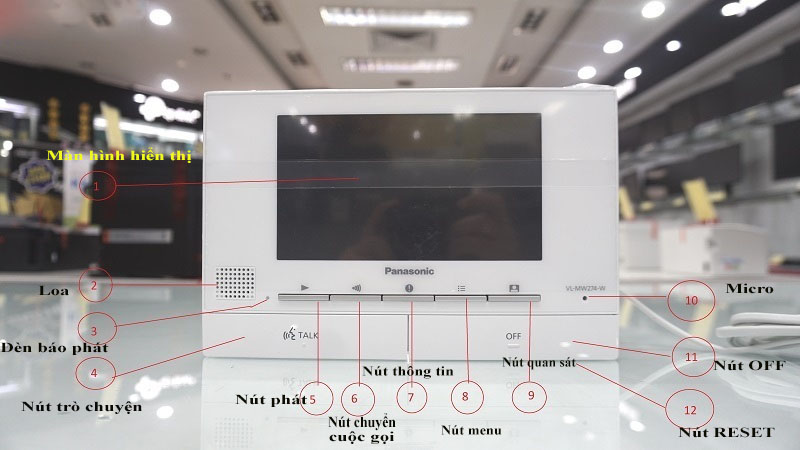 Màn hình chuông cửa có hình PANASONIC VL-MV70