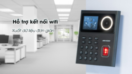 Máy Chấm Công Vân Tay Kết Nối Điện Thoại Tiện Ích Và Bảo Mật  Máy chấm công Hikvision DS-K1T320MFWX kết nối wifi dễ dàng