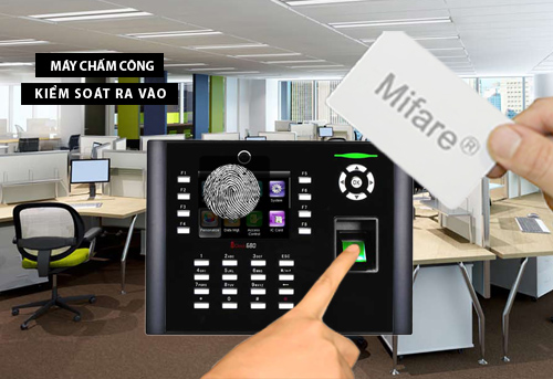 Hình ảnh Máy chấm công vân tay và thẻ ZKTECO Iclock 660 chính hãng