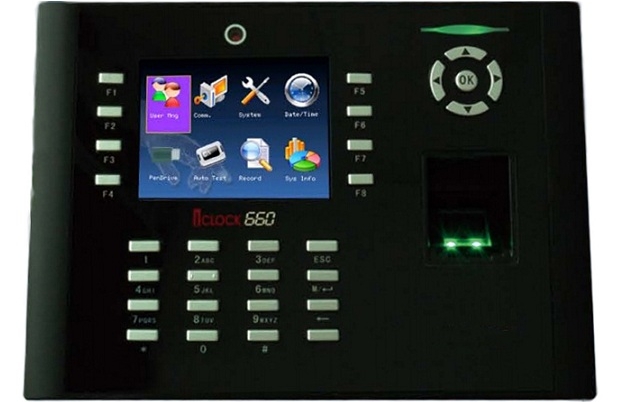 Hình ảnh Máy chấm công vân tay và thẻ ZKTECO Iclock 660 chính hãng