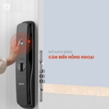 Phản hồi và đánh giá khóa cửa điện tử Philips từ người dùng  Philips 9300 trang bị tính năng mở khóa bằng cảm biến hồng ngoại