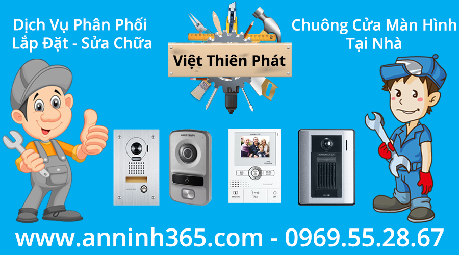 Lắp đặt chuông cửa có hình tại Trích Sài – Tây Hồ