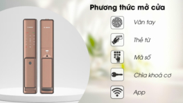 Mua khóa cửa Bosch online: Những điều cần biết Khóa cửa thông minh Bosch FU 750K APP mở cửa đa dạng