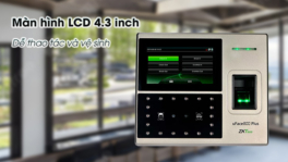 Top 5 Máy Chấm Công ZKTeco Bán Chạy Nhất Năm 2025 ZKTeco uFace 800 màn hình dễ sử dụng