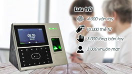Đánh giá máy chấm công ZKTeco: Công nghệ hiện đại Máy ZKTeco uFace 800 đa dạng cách thức chấm công