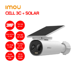 Camera Wifi dùng pin IMOU CELL 3C 3MP kèm tấm Solar Camera Wifi dùng pin IMOU CELL 3C 3MP kèm tấm Solar
