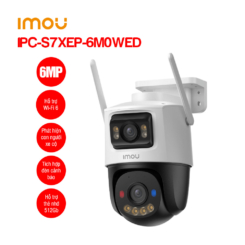 Camera Wifi ngoài trời 6MP iMOU IPC-S7XEP-6M0WED 2 ống kính, quay quét