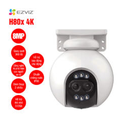 Camera WiFi quay quét EZVIZ H80x 4K 8MP