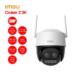 Camera Wifi quay quét zoom IPC-S7DP-5M0WEZ IMOU Cruiser Z 3K Camera Wifi quay quét zoom IPC-S7DP-5M0WEZ IMOU Cruiser Z 3K