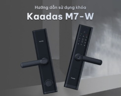 Khóa cửa điện tử tay gạt Kaadas M7-W Mobile App Wifi, Chuông Cửa Tích Hợp Khóa cửa điện tử Kaadas M7-W