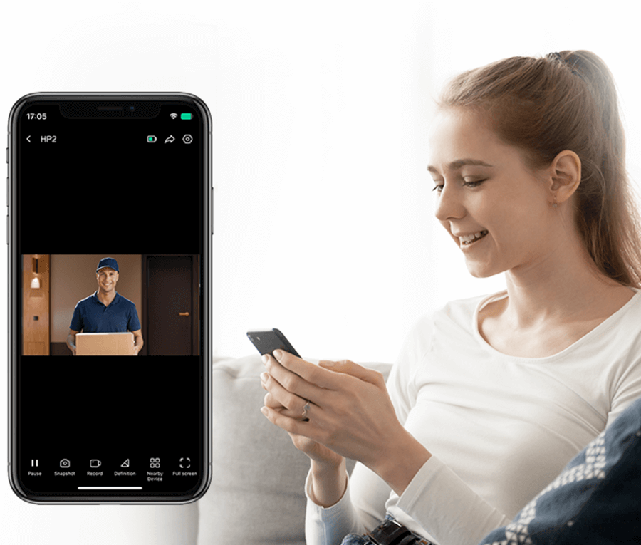 Chuông cửa thông minh có màn hình Ezviz HP2 1