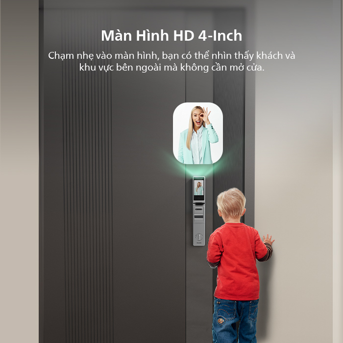 Mẫu khóa vân tay bán chạy Philips DDL720