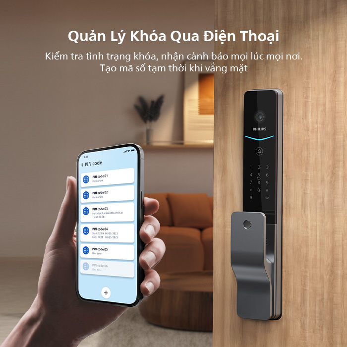 Khóa cửa thông minh Philips DDL720-MPV