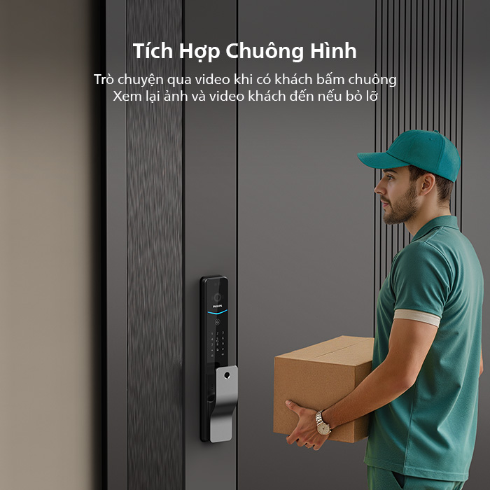 Khóa vân tay cao cấp cho cửa gỗ