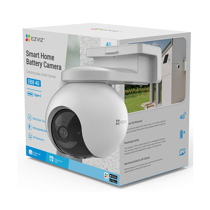 Camera pin sạc EZVIZ EB8 4G 4K ngoài trời