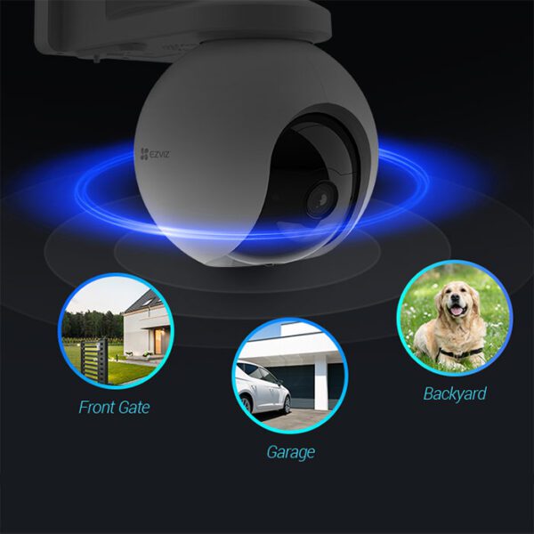 Camera EZVIZ EB8 4G 4K không cần WiFi