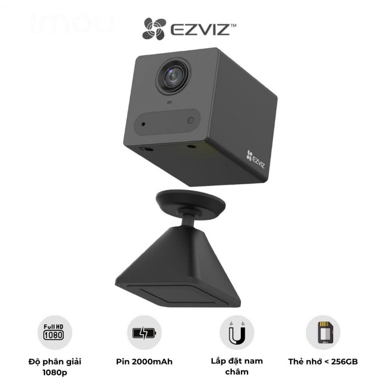 Camera EZVIZ CB2 4G (2K) pin trâu, hình ảnh rõ nét