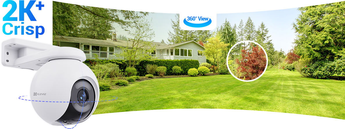 Camera Wi-Fi quay quét Ezviz H8x 2K⁺ 12 Camera Wi-Fi quay quét Ezviz H8x 2K⁺ 12