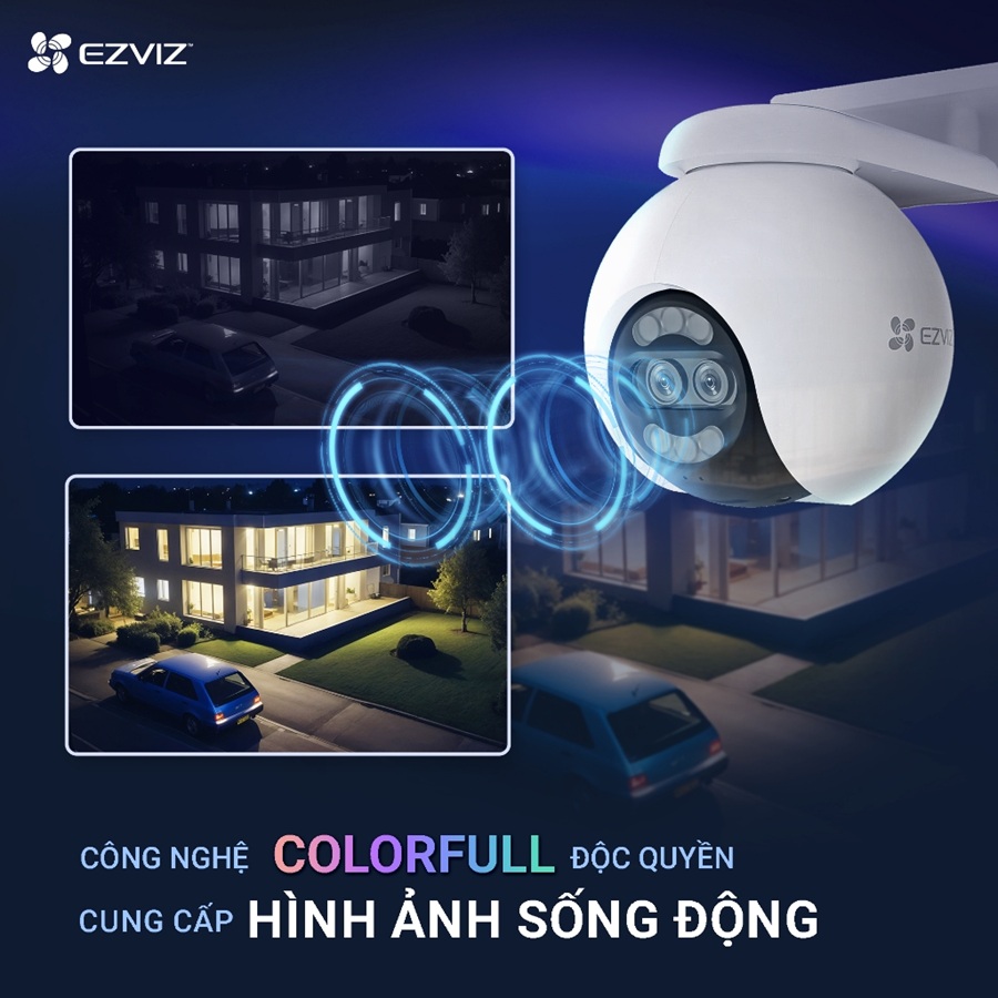 Camera Wi-Fi quay quét Ezviz H8x 2K⁺ 11 Camera Wi-Fi quay quét Ezviz H8x 2K⁺ 11