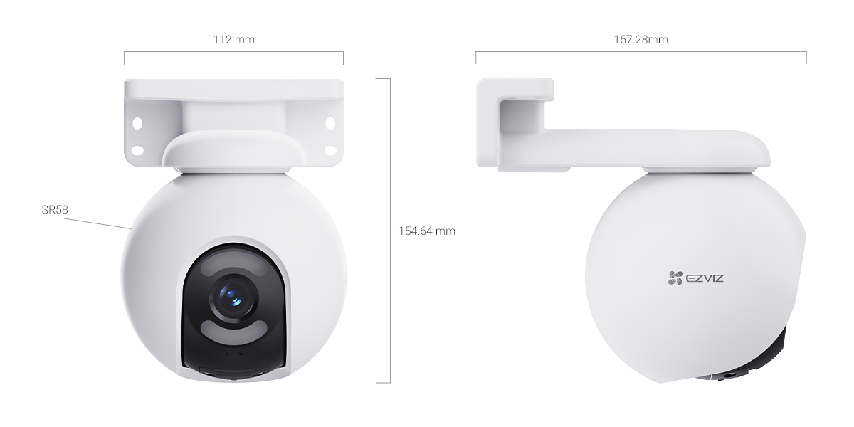 Camera Wi-Fi quay quét Ezviz H8x 2K⁺ 2 Camera Wi-Fi quay quét Ezviz H8x 2K⁺ 2