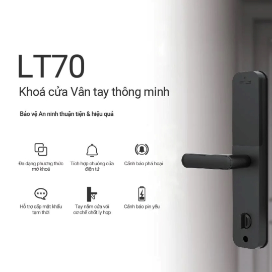 Mua khóa cửa EZVIZ LT70 vân tay bảo mật cao