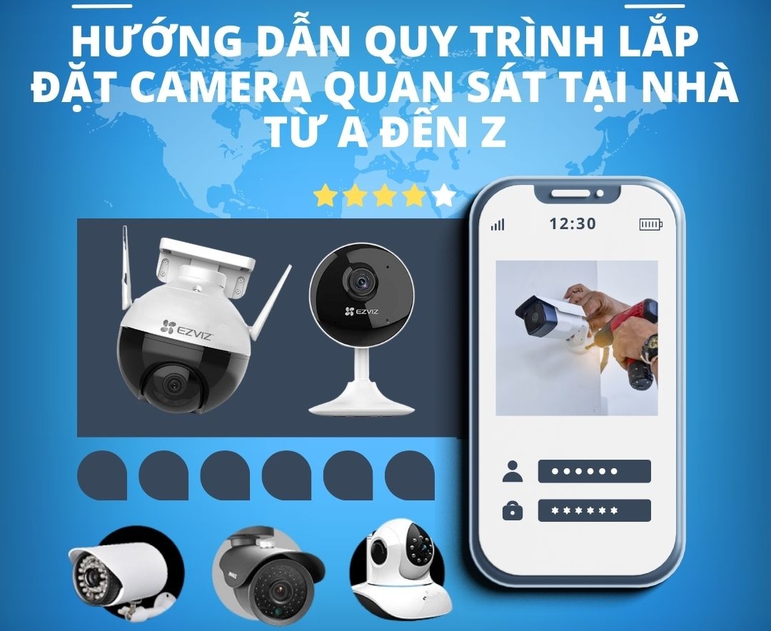 Quy trình lắp đặt camera tại nhà