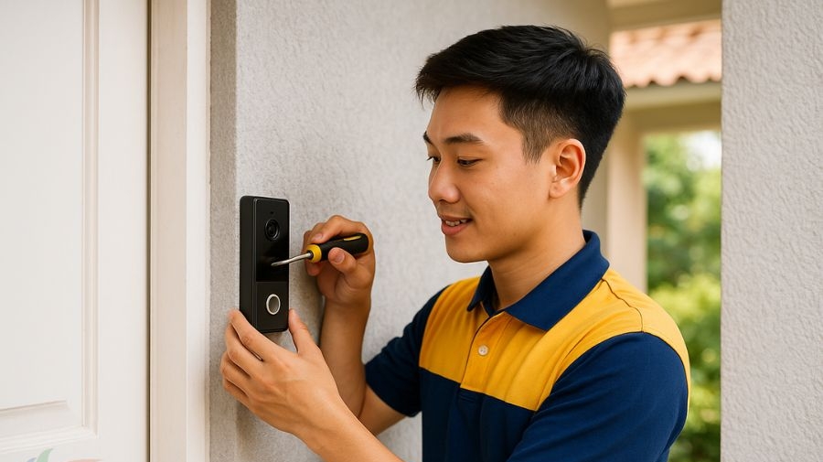 Tại sao nên lắp đặt chuông cửa có hình tại phố Lê Hồng Phong Ba Đình?