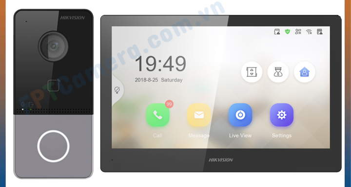 Lắp đặt chuông cửa có hình tại phố Mễ Trì Hạ  Nam Từ Liêm