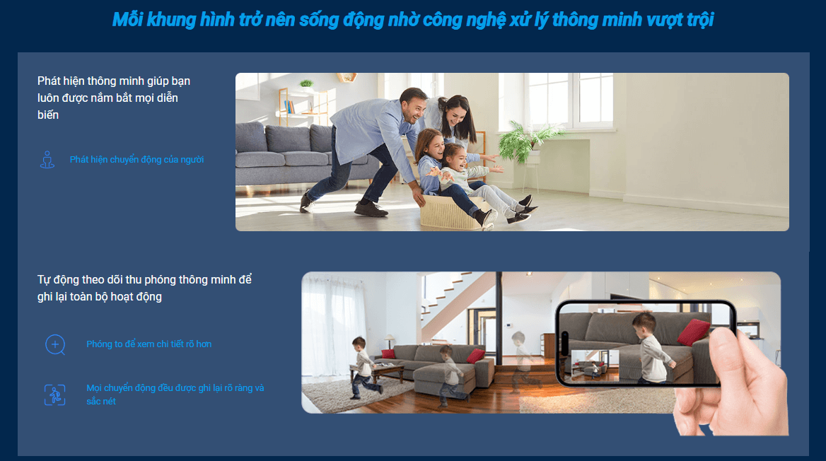 Camera an ninh không dây xoay 360 độ EZVIZ H6C G1 3K 5MP