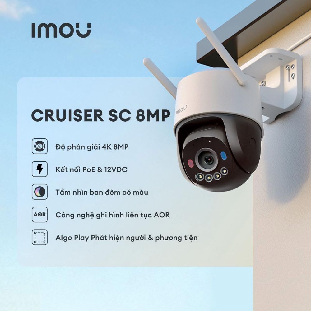 Camera Wifi PT Cruiser SC 8MP IMOU IPC-K7FP-8V0N 1