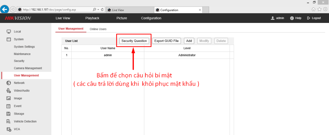 Hình ảnh Hướng dẫn tự reset đầu ghi Hikvision chi tiết từ A–Z (Cập nhật mới nhất)
