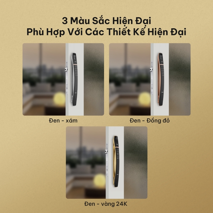 Khóa thông minh Hexa P300 kiểu dáng hiện đại