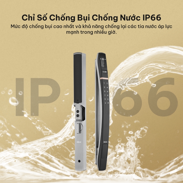 Khóa thông minh Hexa P300-Pro Face ID 3D an toàn cao